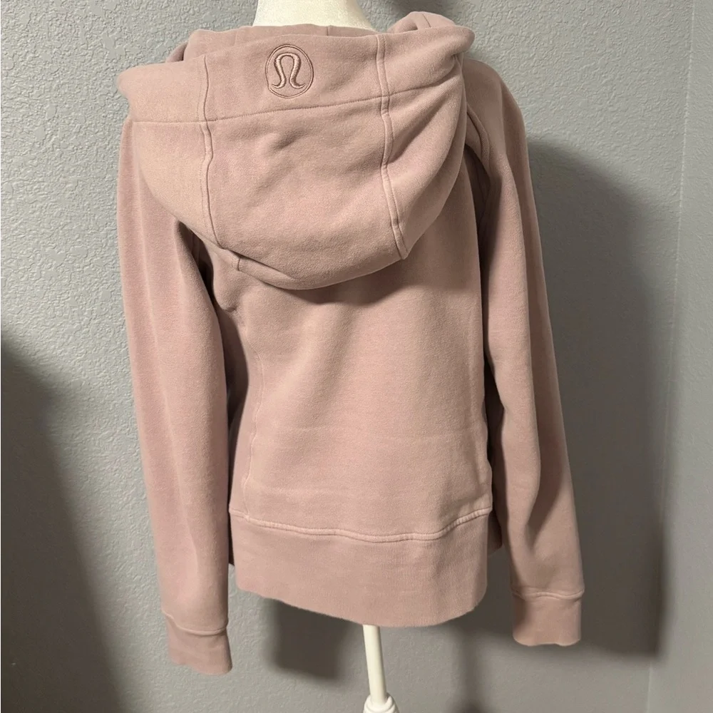 Lululemon Scuba 2 Hoodie Women’s 10 Rose Blush Full Zip Hoodie - Picture 4 of 9